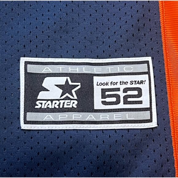 John Elway Denver Broncos Vintage Starter Home Navy Blue Jersey Size 52 XXL VTG - Picture 5 of 10